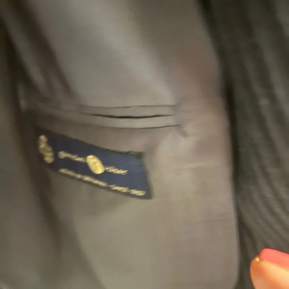 Men’s “Black Brown 1826” NWT blazer wool, linen, silk size 42. 75% wool - Picture 6 of 12